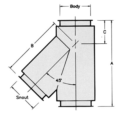 pipe lateral tee dimension china